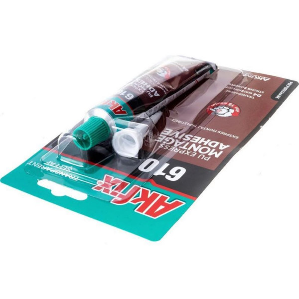 Клей на полиуретановой основе Akfix 610 Экспресс "Жидкий гвоздь", 50 мл. (прозрачный) (GA305)