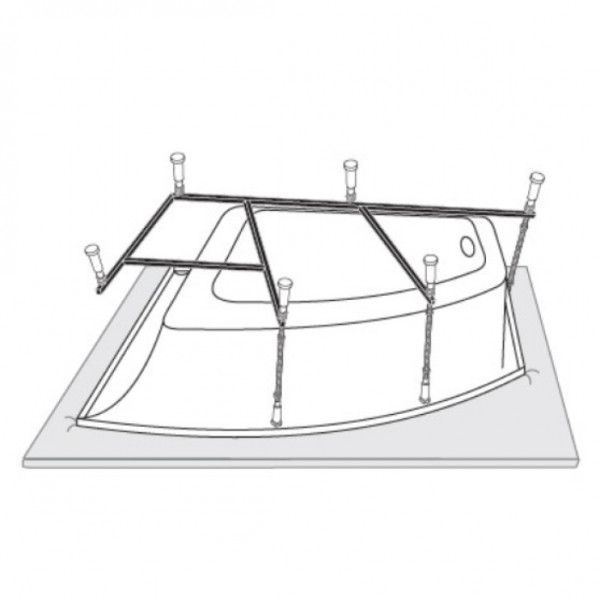 Каркас для ванны Vagnerplast Cavallo offset 160x90 (VPK16090) Каркас для ванны Vagnerplast Cavallo offset 160x90 (VPK16090)