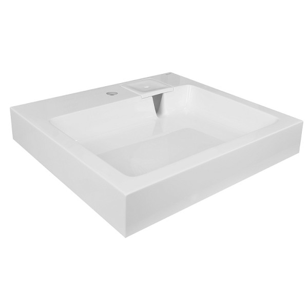 Раковина над стиральной машиной Azario 60x55x100 с сифоном белая (CS00086605)