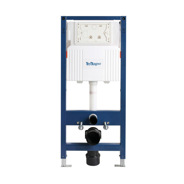 Инсталляция для подвесного унитаза BelBagno  фронтальное управление для механической кнопки (BB-101-M)