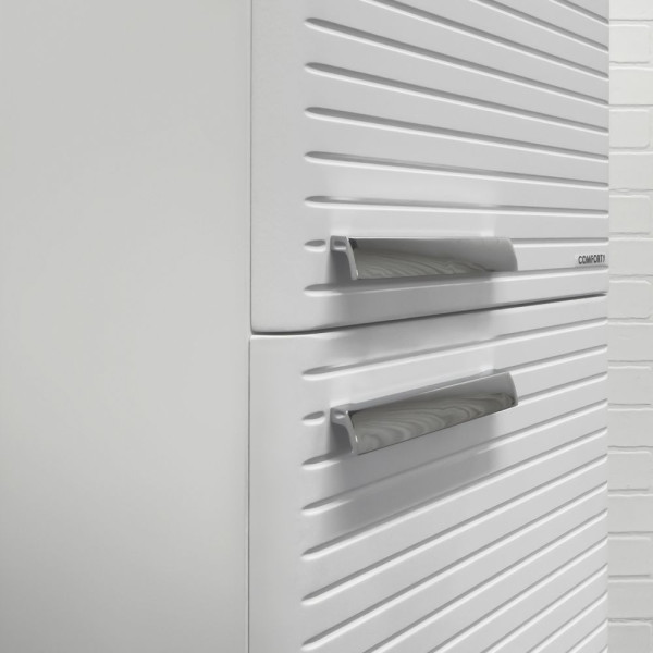 Пенал подвесной Comforty Ангара 350x1600x300 дуб темно-коричневый матовый (00-00019362)