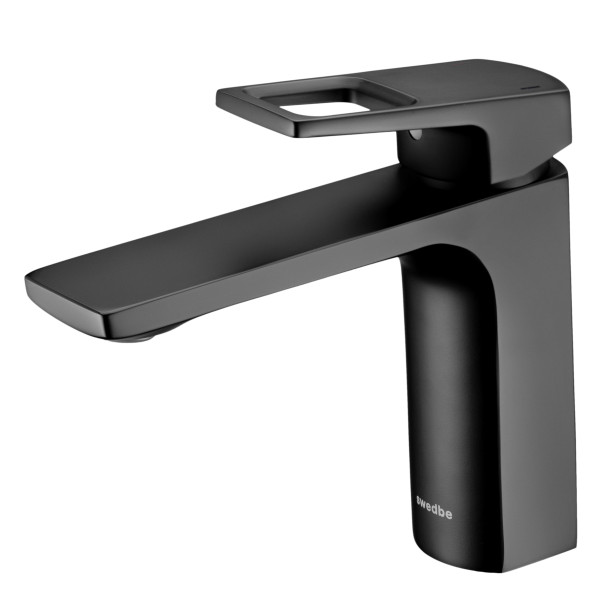 Смеситель для раковины Swedbe Kronos черный (2010B)