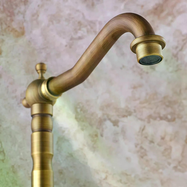 Смеситель для раковины Rea Rustico бронза (REA-B5521) Смеситель для раковины Rea Rustico бронза (REA-B5521)