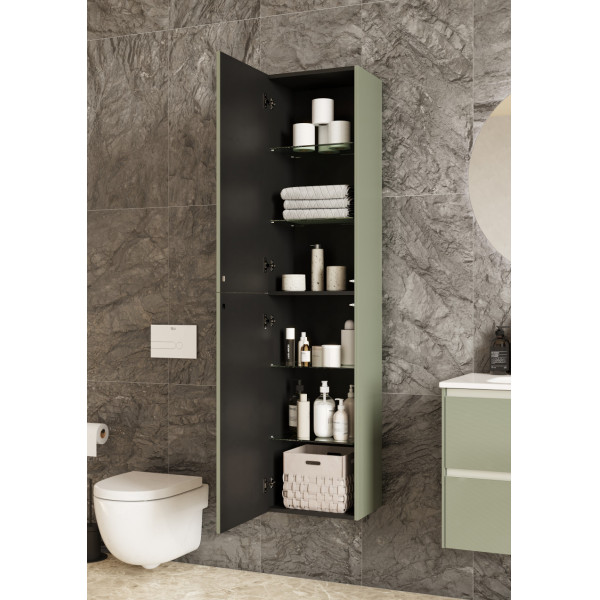 Пенал напольный Roca Ona Olive 400x300x1750 оливковый матовый (Z.RU93.0.786.3)