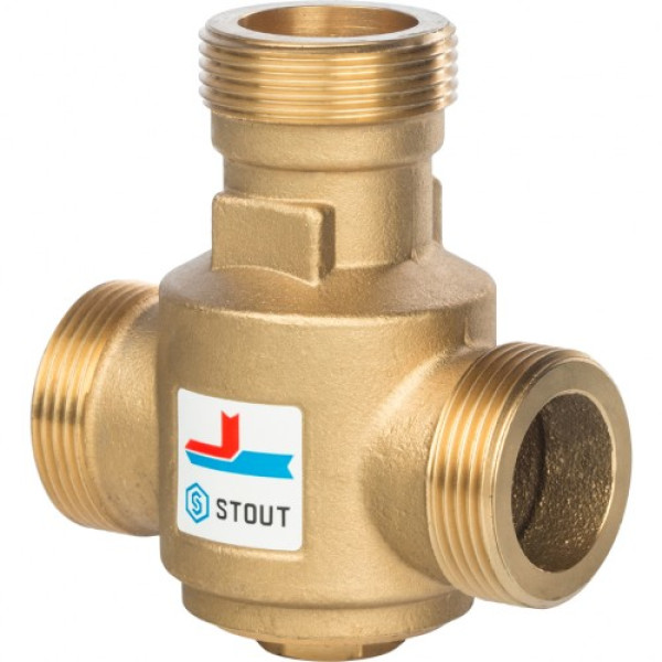 Вентиль термостатический смесительный Stout 1 1/4" НР 70°C SVM-0030-325508 Вентиль термостатический смесительный Stout 1 1/4" НР 70°C SVM-0030-325508