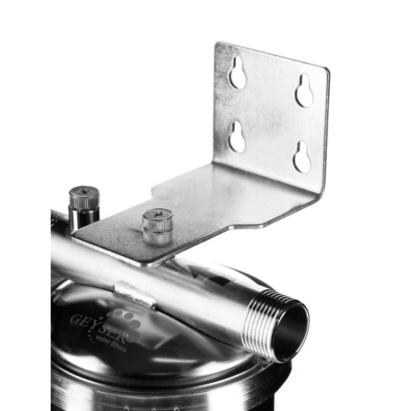 Фильтр колбовый Гейзер 4Ч 1" 10BB (нержавеющая сталь, для холодной и горячей воды) (50563)