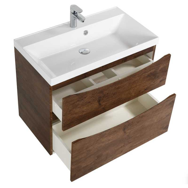 Тумба подвесная BelBagno Marino 65 Rovere Moro (MARINO-650-2C-SO-RW-P)