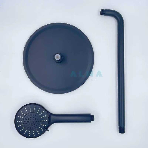 Душевая система ALMAes Ruver черная матовая (TVZ-8830) Душевая система ALMAes Ruver черная матовая (TVZ-8830)