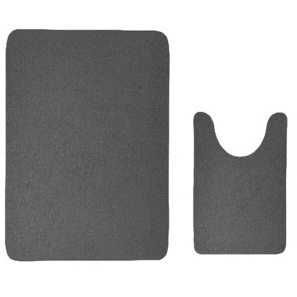 Коврик для ванной RGW 90x60+60x40 темно-серый (6241011-106)