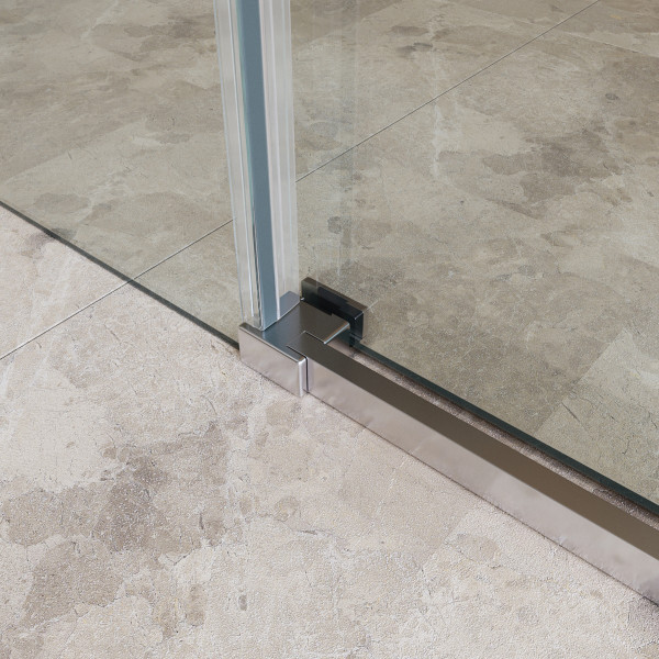 Душевая дверь BelBagno Soft Close-1 140x200 стекло прозрачное, профиль хром глянцевый (SOFT_CLOSE-1-BF-1-140-C-Cr)