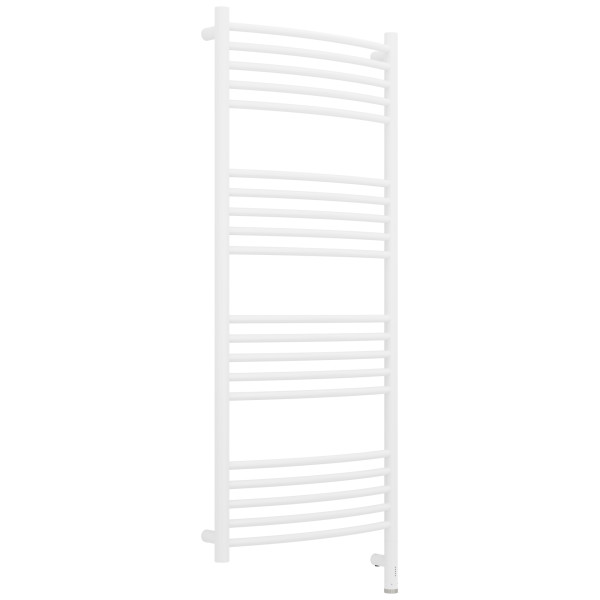 Полотенцесушитель электрический Сунержа Богема 3.1 выгнутая 1200x500 провод справа матовый белый (30-6003-1250)