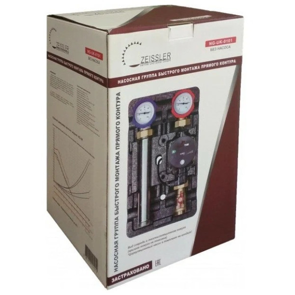 Насосная группа TIM 1" с прямым контуром, без насоса, в теплоизоляции (NG-UK-0101) Насосная группа TIM 1" с прямым контуром, без насоса, в теплоизоляции (NG-UK-0101)