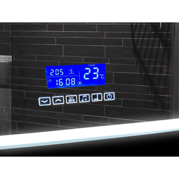 Зеркало Континент Glamour 80х90 с LED подсветкой и сенсорным выключателем