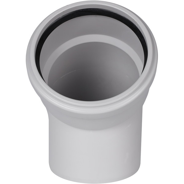 Отвод 110x45 Stout (PP, серый) (SKB-0010-011045)