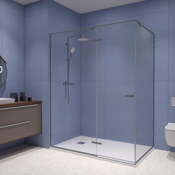 Душевой уголок RGW Stilvoll 100x90 стекло прозрачное, профиль серый (353204009-110) Душевой уголок RGW Stilvoll 100x90 стекло прозрачное, профиль серый (353204009-110)