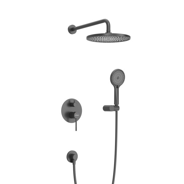 Душевая система Cezares Relax черный матовый (RELAX-DSET-NOP)