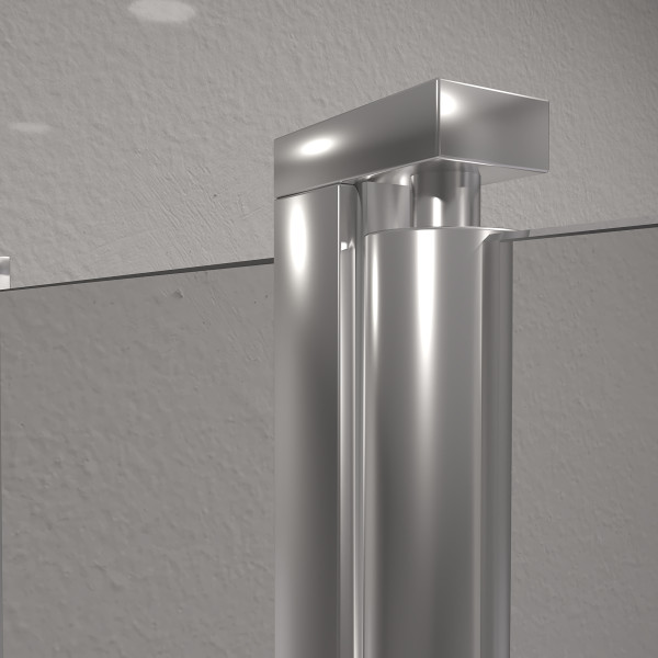 Душевая шторка для ванны RGW Screens 100x140 стекло прозрачное, профиль хром (03111110-11)