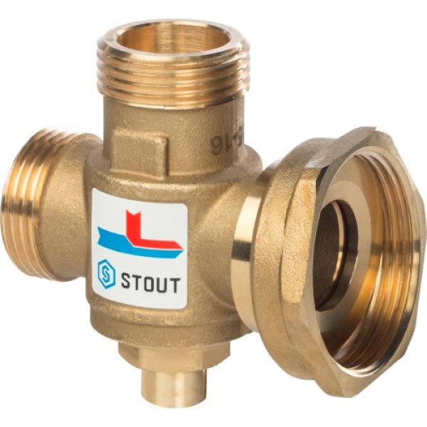 Вентиль термостатический смесительный Stout 1"Н*1 1/2"В*1"Н 60°C SVM-0050-326005 Вентиль термостатический смесительный Stout 1"Н*1 1/2"В*1"Н 60°C SVM-0050-326005