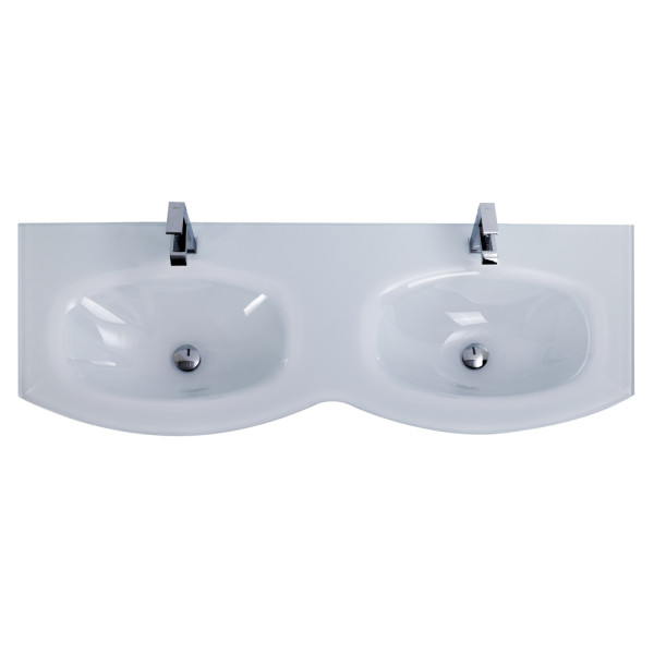 Раковина встраиваемая Cezares с двумя чашами Extra-light 138x52 (82412) Раковина встраиваемая Cezares с двумя чашами Extra-light 138x52 (82412)