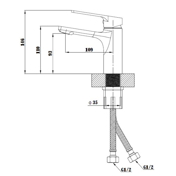 Смеситель для раковины Esko Moscow черный (SB 26) Смеситель для раковины Esko Moscow черный (SB 26)