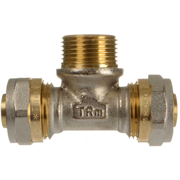 Тройник 20*3/4"Н*20 TeRma (обжим) (01453) Тройник 20*3/4"Н*20 TeRma (обжим) (01453)