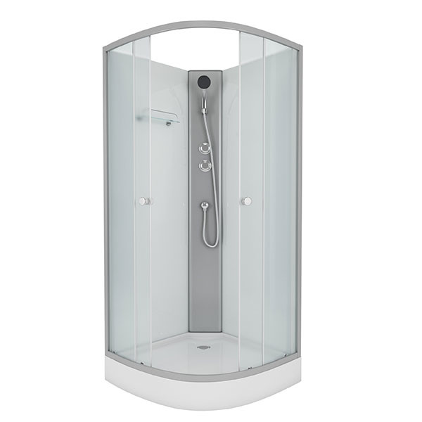 Душевая кабина Niagara 900*900*2150 стекло матовое, профиль хром (NG-4301)