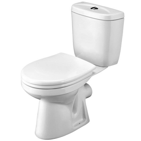 Унитаз-компакт Santek Анимо арматура стандарт: 2-реж. с сиденьем с soft close белый (1WH302135)