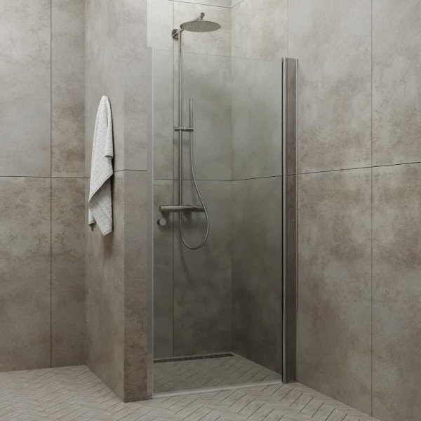 Душевая дверь Triton Уно 1000*1850 стекло прозрачное, профиль хром (DP80) Душевая дверь Triton Уно 1000*1850 стекло прозрачное, профиль хром (DP80)