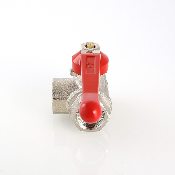 Кран 1/2" шаровый трёхходовой T-порт Valtec (красная ручка) VT.361.N.04 Кран 1/2" шаровый трёхходовой T-порт Valtec (красная ручка) VT.361.N.04