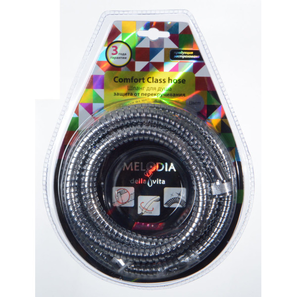 Шланг душевой Melodia EXTRA COMFORT ANTI-TWIST d14,L150 см (MKP34422BL) Шланг душевой Melodia EXTRA COMFORT ANTI-TWIST d14,L150 см (MKP34422BL)