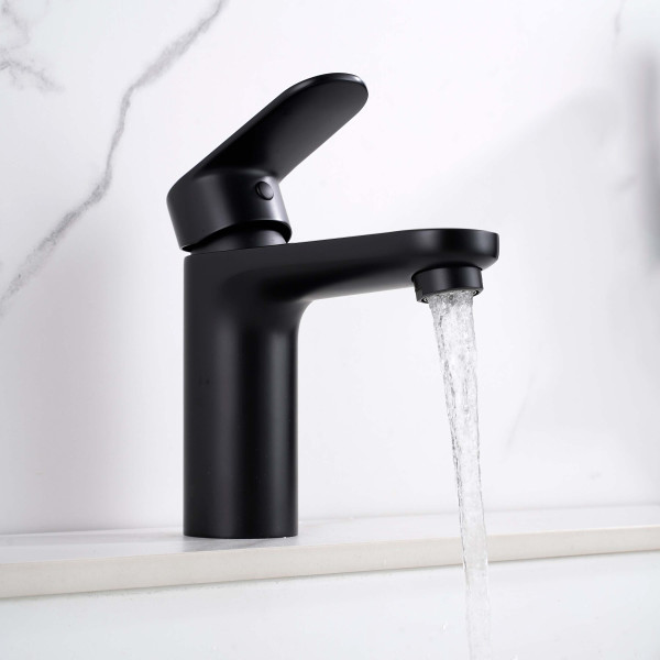 Смеситель для раковины Aquatek Ника с гигиеническим душем черный матовый (AQ1812MB) Смеситель для раковины Aquatek Ника с гигиеническим душем черный матовый (AQ1812MB)