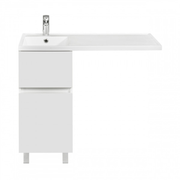 Тумба напольная Aquaton Лайн 379x496x783 белый (1.A232.2.01L.F01.0) Тумба напольная Aquaton Лайн 379x496x783 белый (1.A232.2.01L.F01.0)