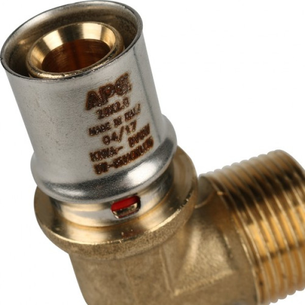 Соединение угловое 20*3/4"Н Stout (пресс) SFP-0011-003420 Соединение угловое 20*3/4"Н Stout (пресс) SFP-0011-003420