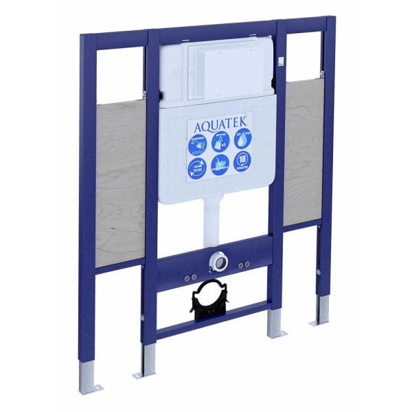 Инсталляция для подвесного унитаза Aquatek с площадками для поручней (INS-0000015) Инсталляция для подвесного унитаза Aquatek с площадками для поручней (INS-0000015)