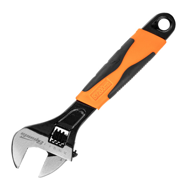 Ключ разводной 200 мм Sparta (двухкомпонентная рукоятка) (15542)