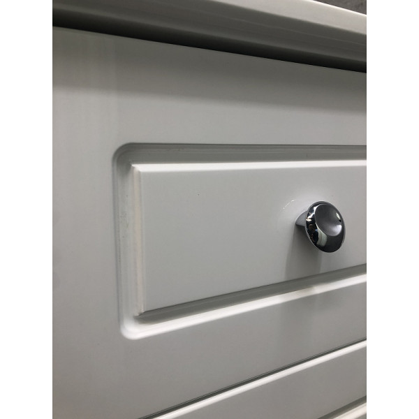 Тумба подвесная с раковиной Comforty Тбилиси 700x440x850 белый глянцевый (00003132629)