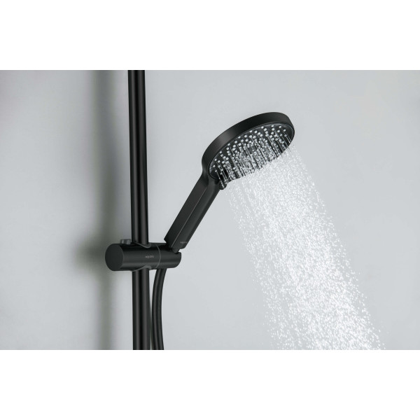 Душевой гарнитур Aquatek Лугано черный матовый (AQ2022MB)