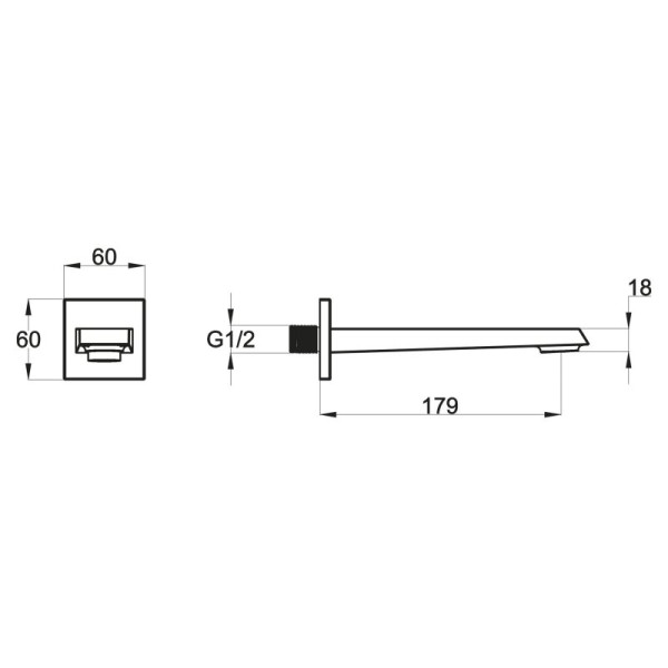 Излив для ванны Belbagno Arlie хром (ARL-BC-CRM) Излив для ванны Belbagno Arlie хром (ARL-BC-CRM)