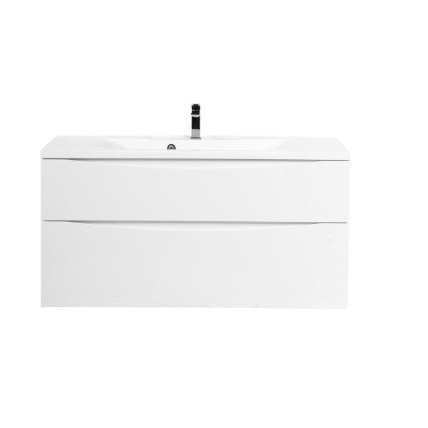 Тумба подвесная BelBagno Marino-H60 110 Bianco Lucido (MARINO-H60-1100-2C-SO-BL-P)