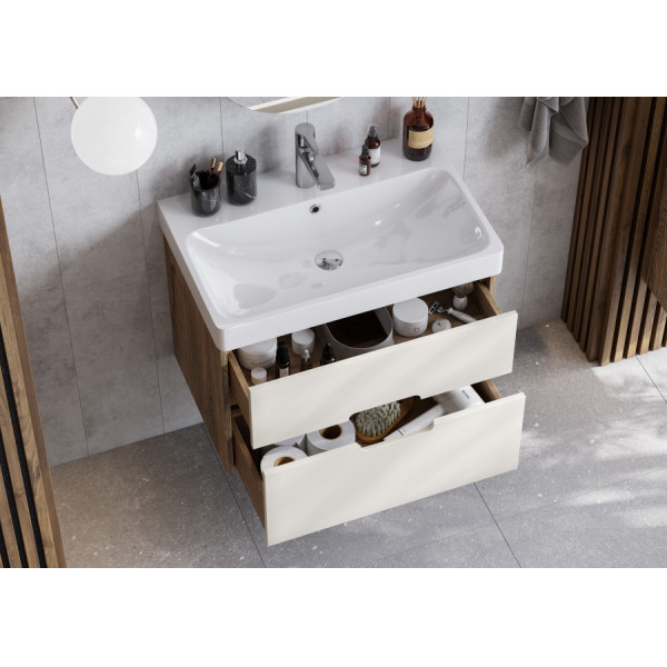 Тумба подвесная Aquaton Оливия 682x427x497 бежевый, дуб велл (1.A254.3.01O.LVG.0) Тумба подвесная Aquaton Оливия 682x427x497 бежевый, дуб велл (1.A254.3.01O.LVG.0)