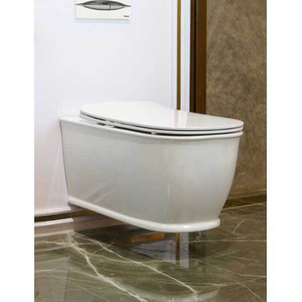 Унитаз подвесной безободковый BelBagno Prado 360х520х345 (BB10150CH)