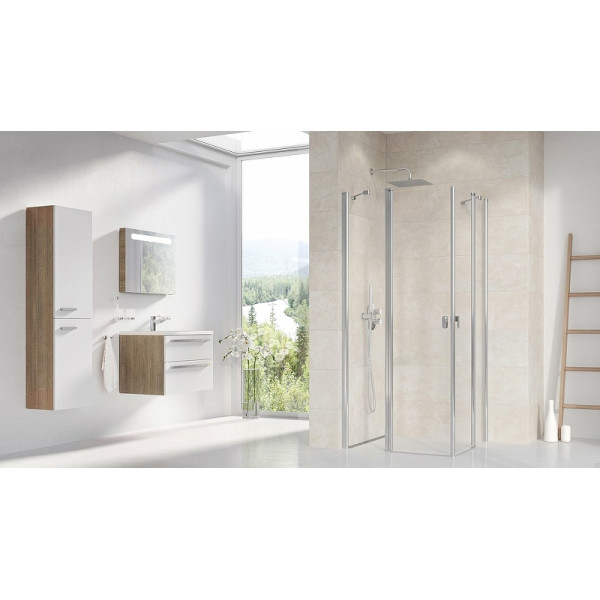 Дверь душевая Ravak Chrome 120x195 стекло прозрачное, профиль хром (1QVG0C0Z1)