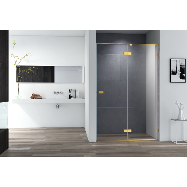 Душевая перегородка Cezares Bellagio 120x196,8 стекло прозрачное, профиль брашированное золото (BELLAGIO-B-12-120-C-BORO) Душевая перегородка Cezares Bellagio 120x196,8 стекло прозрачное, профиль брашированное золото (BELLAGIO-B-12-120-C-BORO)