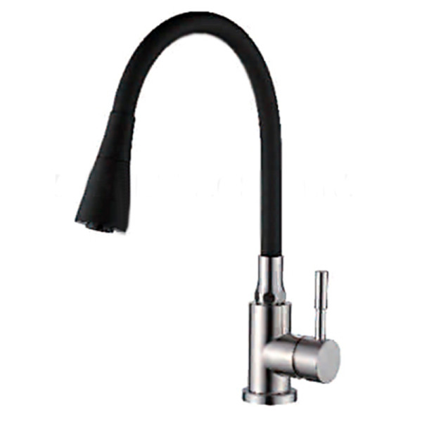 Смеситель для кухни Ledeme черный, гибкий излив (L74199-2) Смеситель для кухни Ledeme черный, гибкий излив (L74199-2)