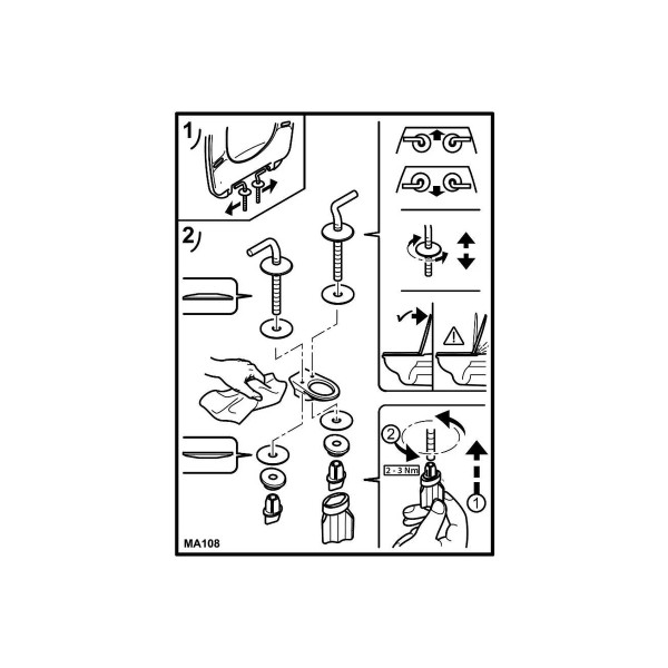 Сиденье для унитаза Haro Каладон белое (528477)