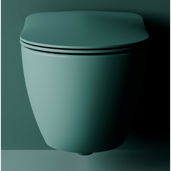 Унитаз подвесной Creavit Free 35,5x51x35 зеленый нил (FE322-11NY00E-0000) Унитаз подвесной Creavit Free 35,5x51x35 зеленый нил (FE322-11NY00E-0000)