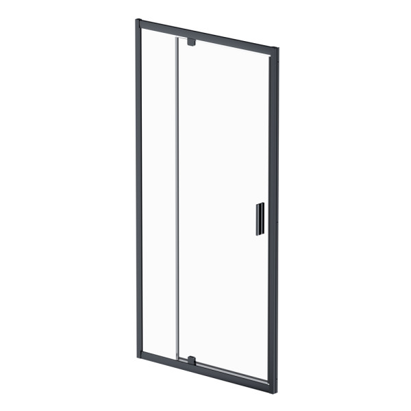 Душевая дверь AM.PM Gem 100x195 стекло прозрачное, профиль черный матовый (W90G-100-1P-BT) Душевая дверь AM.PM Gem 100x195 стекло прозрачное, профиль черный матовый (W90G-100-1P-BT)