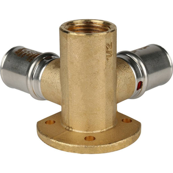 Тройник установочный 20x1/2"В Stout (пресс) (SFP-0015-001220) Тройник установочный 20x1/2"В Stout (пресс) (SFP-0015-001220)