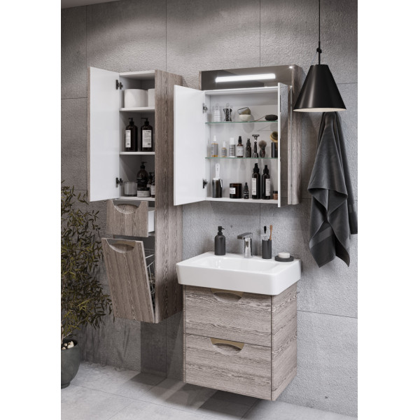 Пенал подвесной Aquaton Сильва 320x310x1500 L дуб фьорд (1.A215.6.03S.IW6.L)