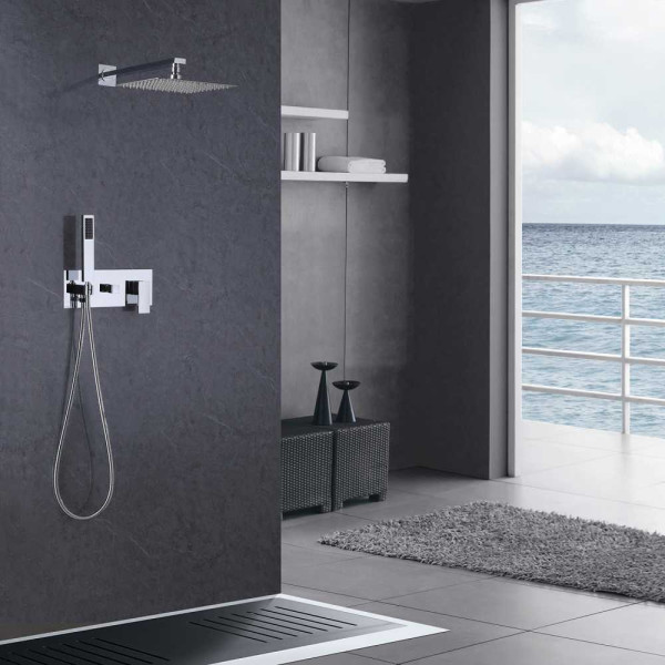 Душевая система Abber Daheim хром (AF8218)